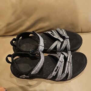 Teva Black and Gray Women's Sandals